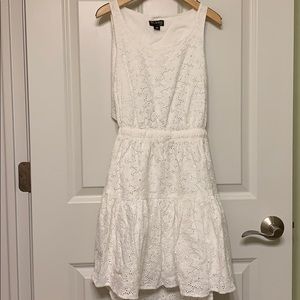 White Eyelet Summer Dress